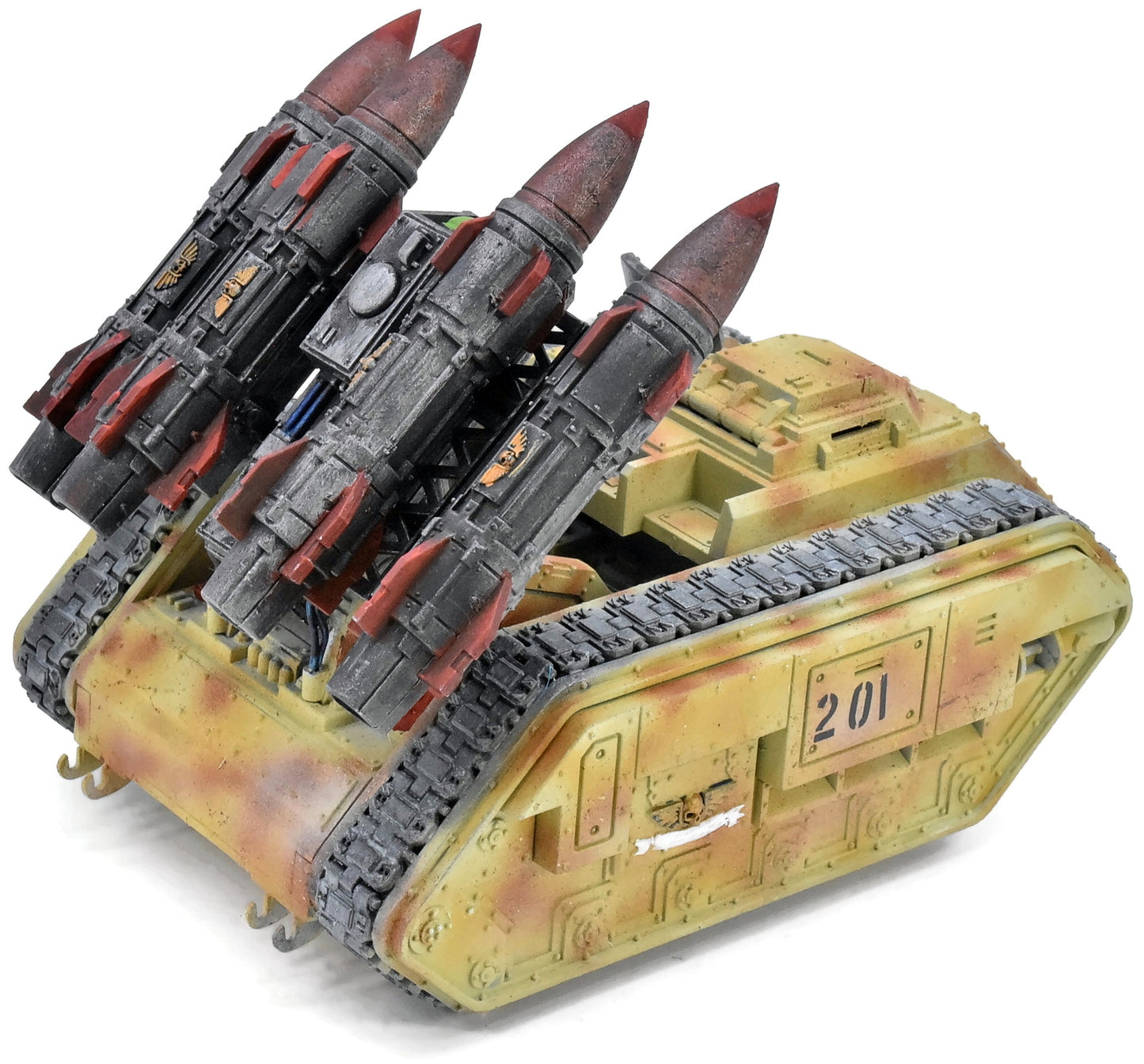ASTRA MILITARUM Deathstrike Missile Launcher Tank #1 WELL PAINTED 40K 9739