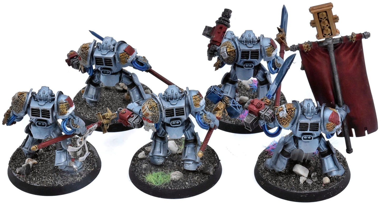 GREY KNIGHTS 5 Brotherhood Terminator Squad #2 Warhammer 40K 4649