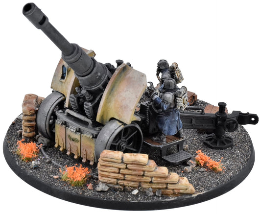 ASTRA MILITARUM Dkok Krieg Artillery Team #2 WELL PAINTED Warhammer 40K 9746
