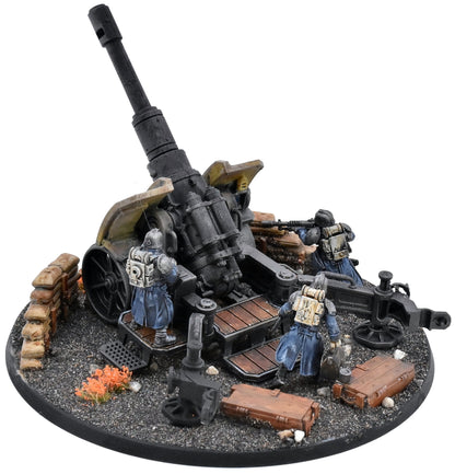 ASTRA MILITARUM Dkok Krieg Artillery Team #2 WELL PAINTED Warhammer 40K 9746