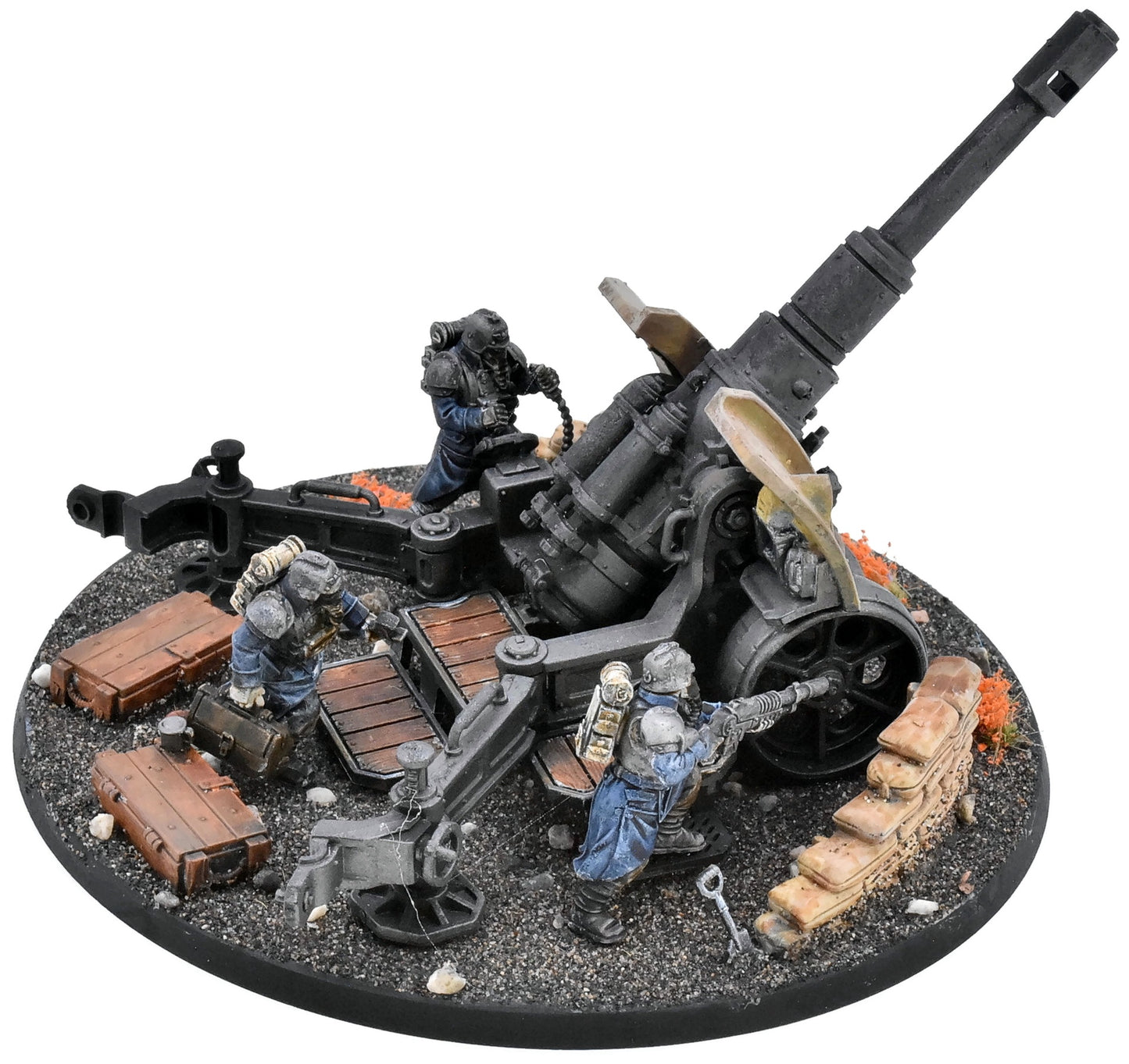 ASTRA MILITARUM Dkok Krieg Artillery Team #2 WELL PAINTED Warhammer 40K 9746