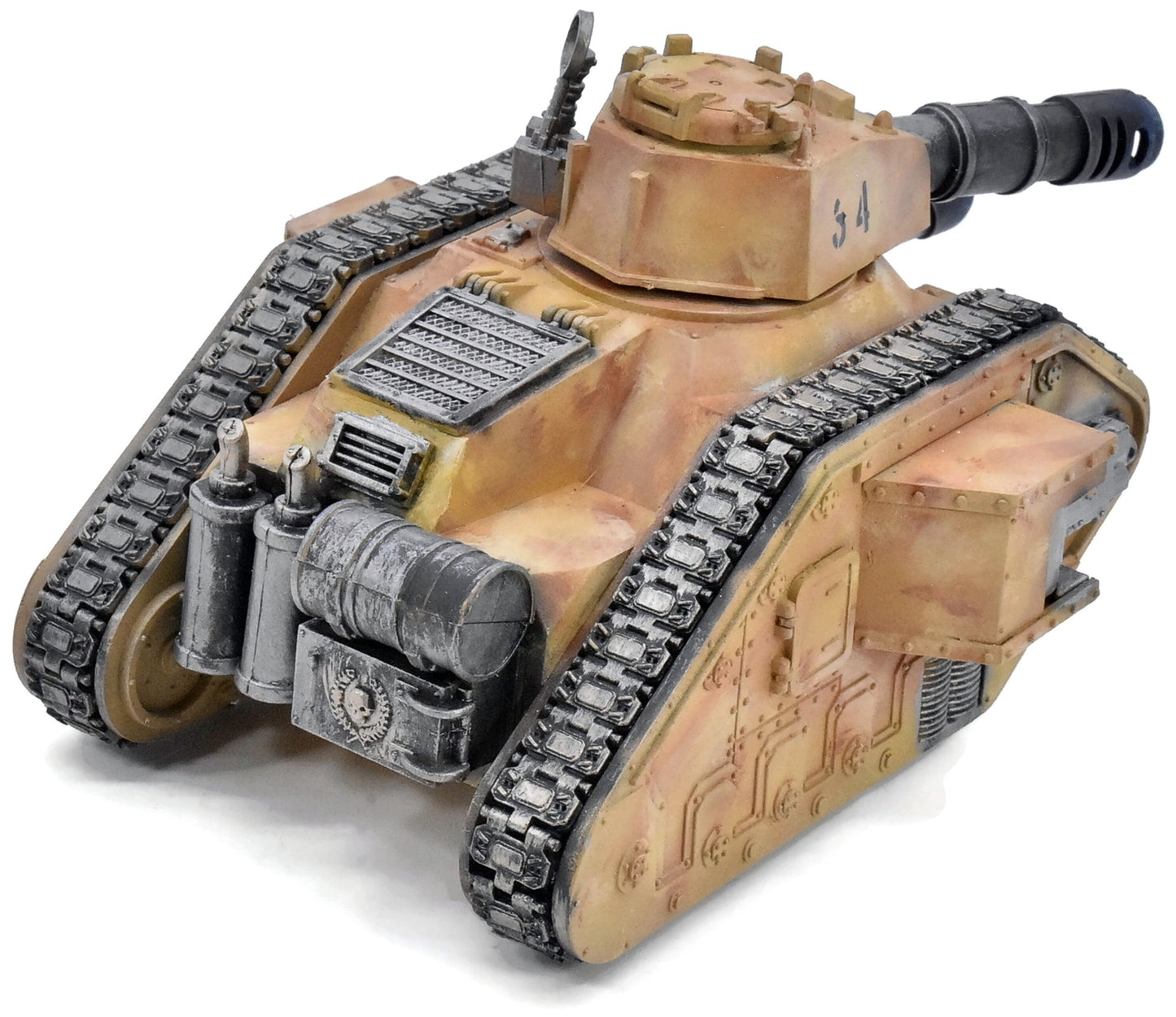 ASTRA MILITARUM Leman Russ Battle Tank #1 WELL PAINTED Warhammer 40K 9753