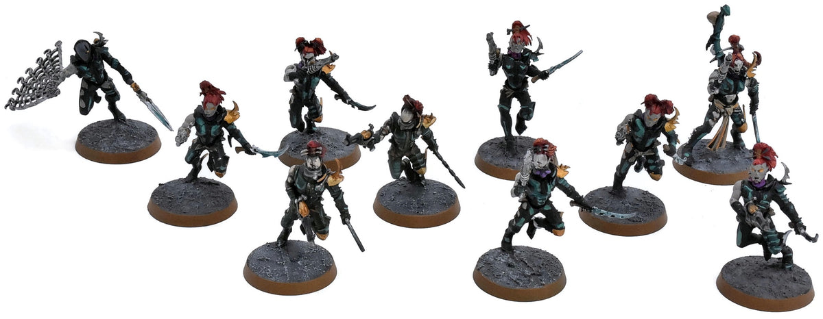 DRUKHARI 10 Wyches #2 WELL PAINTED Warhammer 40K 3465