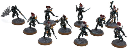DRUKHARI 10 Wyches #2 WELL PAINTED Warhammer 40K 3465