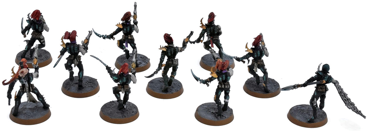 DRUKHARI 10 Wyches #2 WELL PAINTED Warhammer 40K 3465