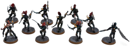 DRUKHARI 10 Wyches #2 WELL PAINTED Warhammer 40K 3465