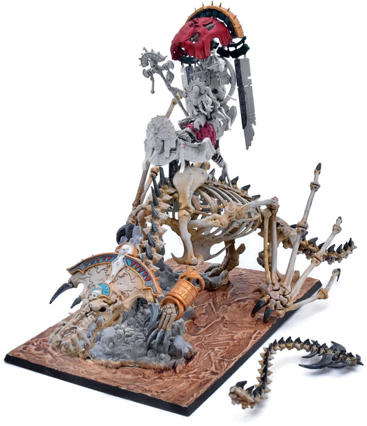 TOMB KINGS OF KHERMI Tomb King On Necrolith Bone Dragon #1 4731