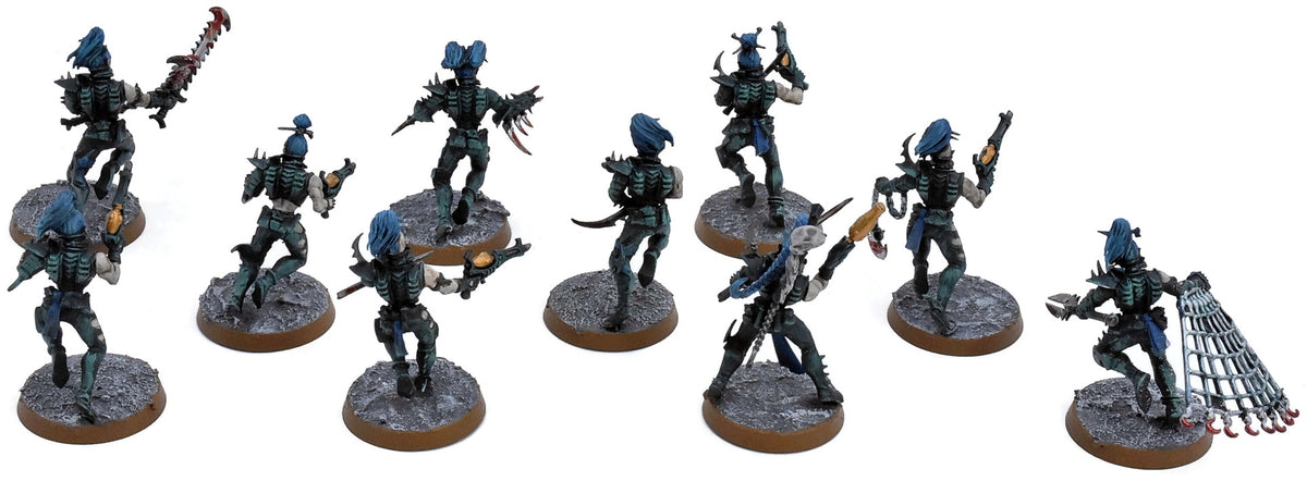 DRUKHARI 10 Wyches #4 WELL PAINTED Warhammer 40K 3472