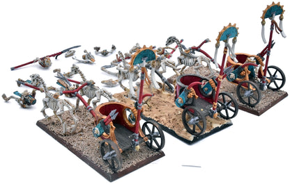 TOMB KINGS OF KHERMI 3 Skeleton Chariots #1 4748
