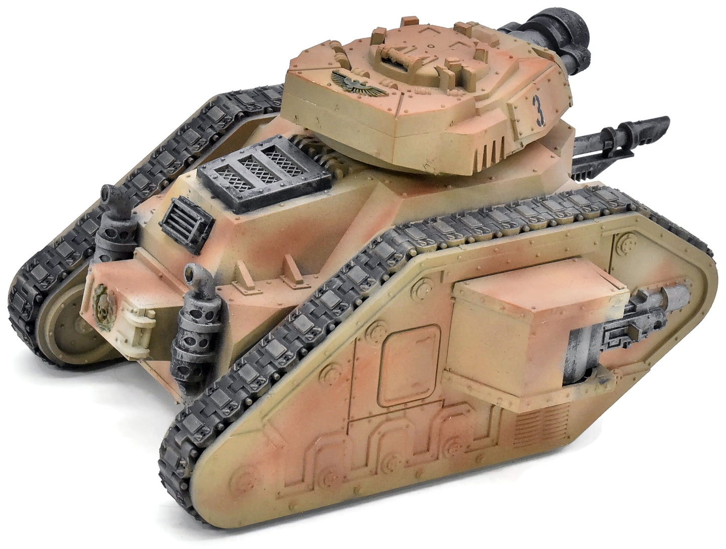 ASTRA MILITARUM Leman Russ Battle Tank #2 WELL PAINTED Warhammer 40K 9807