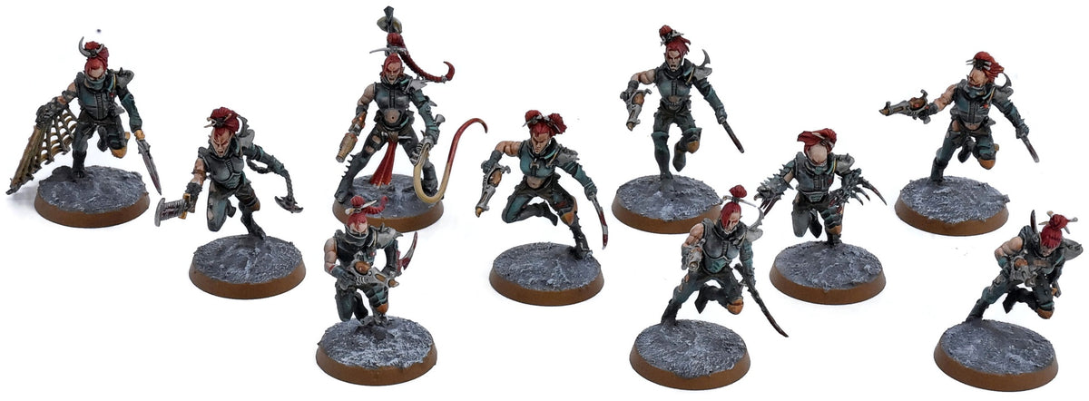 DRUKHARI 10 Wyches #1 WELL PAINTED Warhammer 40K 3526