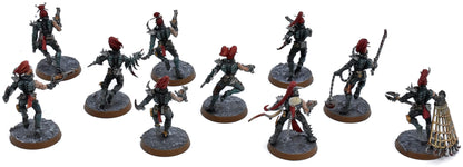 DRUKHARI 10 Wyches #1 WELL PAINTED Warhammer 40K 3526