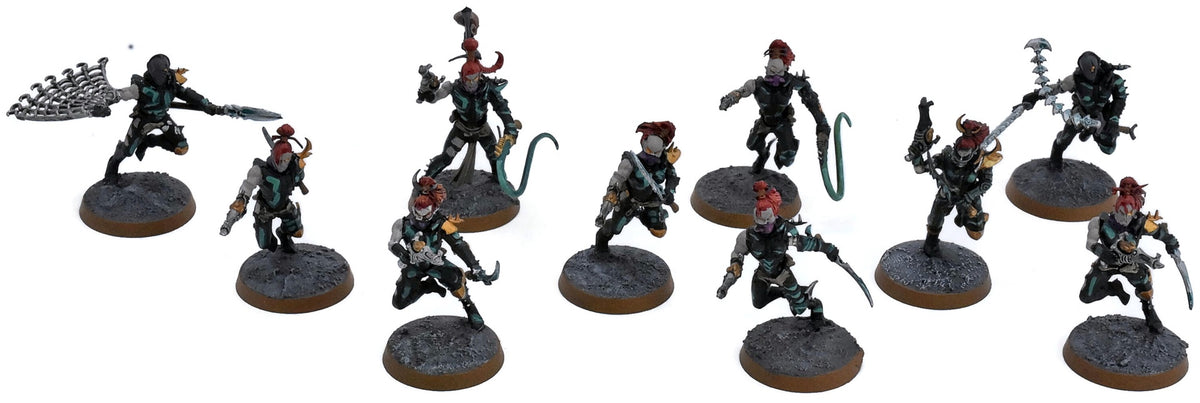 DRUKHARI 10 Wyches #3 WELL PAINTED Warhammer 40K 3557