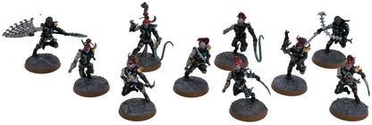 DRUKHARI 10 Wyches #3 WELL PAINTED Warhammer 40K 3557