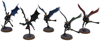 DRUKHARI 5 Scourges With Heavy Weapons #2 WELL PAINTED Warhammer 40K 3564