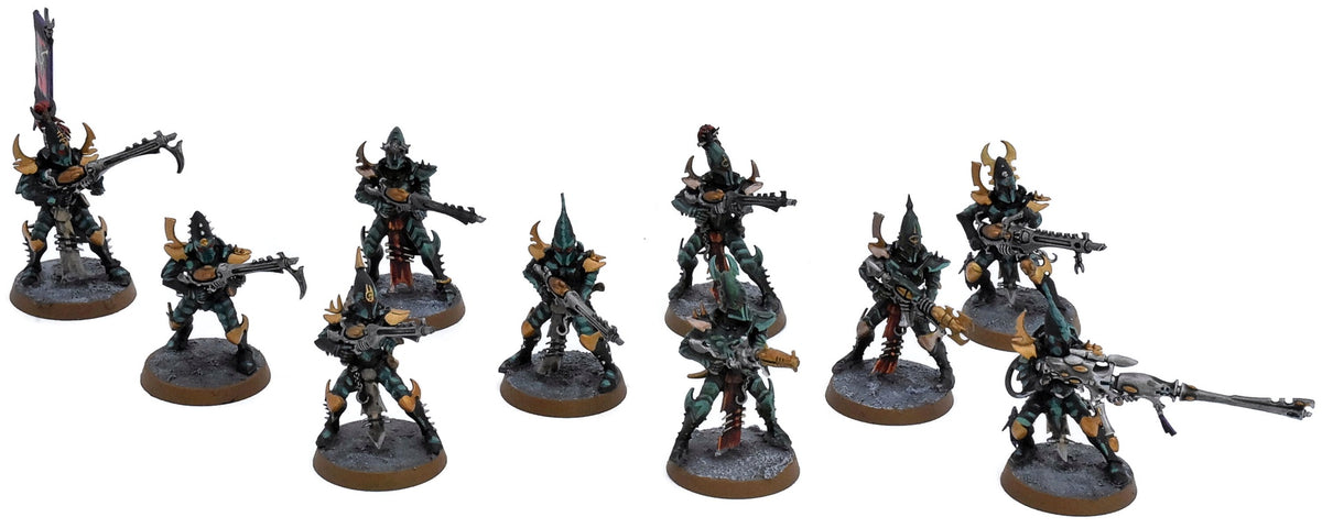 DRUKHARI 10 Kabalite Warriors #2 WELL PAINTED Warhammer 40K 3571