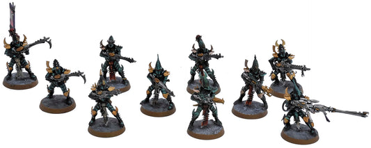 DRUKHARI 10 Kabalite Warriors #2 WELL PAINTED Warhammer 40K 3571