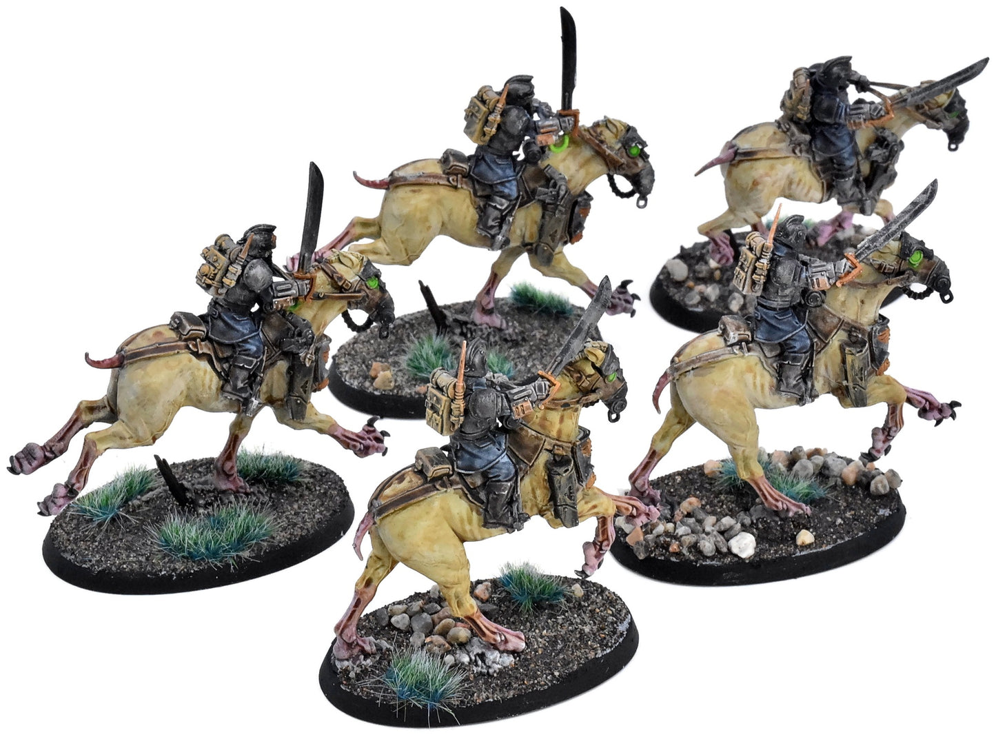 ASTRA MILITARUM Dkok Death Riders #2 WELL PAINTED Warhammer 40K 9838