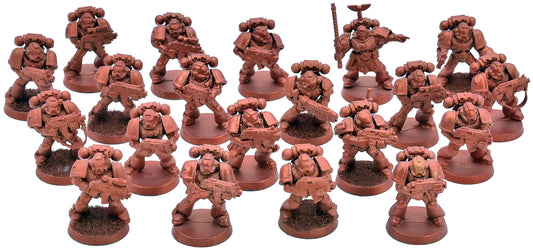 SPACE MARINES 20 Tactical Marines #11 Warhammer 40K 9845 Heavy paint