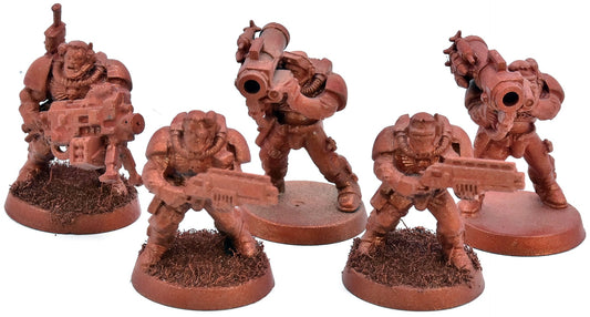 SPACE MARINES 5 Scouts #7 Warhammer 40K 9852 Heavy paint