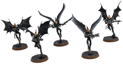 DRUKHARI 5 Scourges With Shard Carbiner #4 WELL PAINTED Warhammer 40K 3625