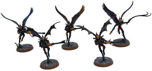 DRUKHARI 5 Scourges With Heavy Weapons #3 WELL PAINTED Warhammer 40K 3649