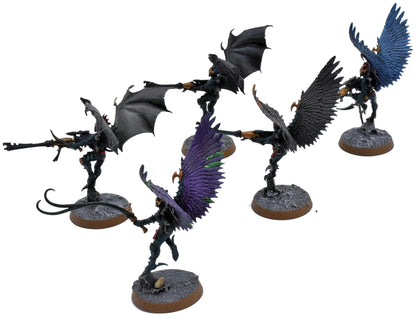 DRUKHARI 5 Scourges With Heavy Weapons #3 WELL PAINTED Warhammer 40K 3649