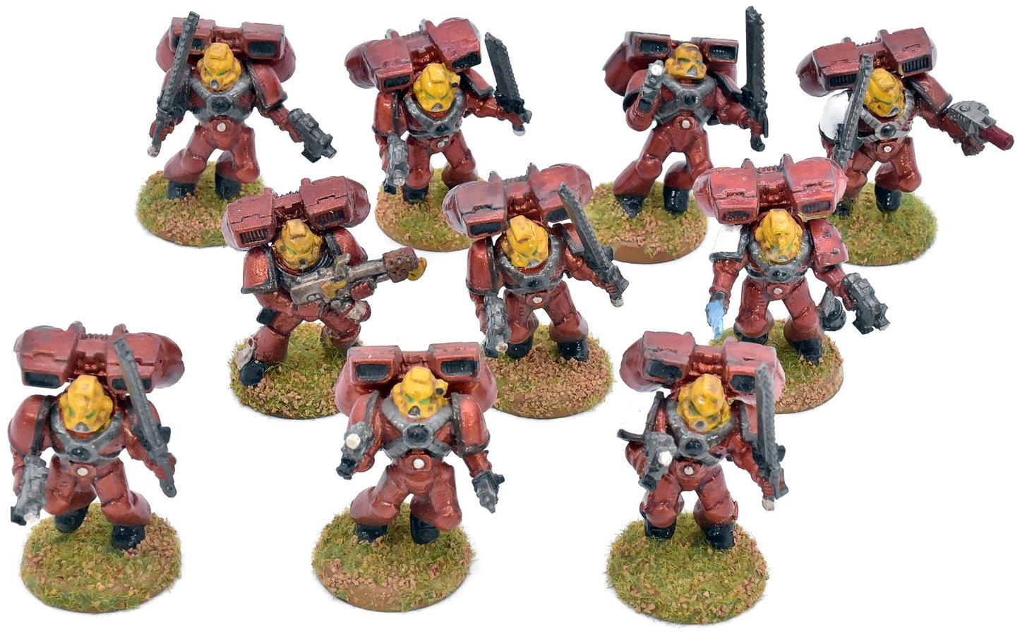 SPACE MARINES 10 Assault Squad #2 Warhammer 40K 9920