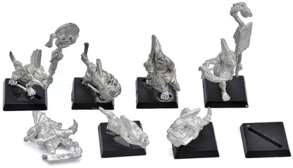LIZARDMEN 7 Skinks #1 METAL 4953 Banner musician command