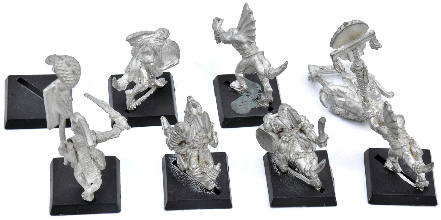 LIZARDMEN 7 Skinks #1 METAL 4953 Banner musician command