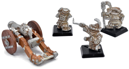 DWARFS Dwarf Cannon With Crew #2 METAL Classic FANTASY 3687