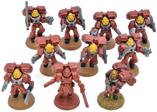 SPACE MARINES 10 Assault Squad #1 Warhammer 40K 9975