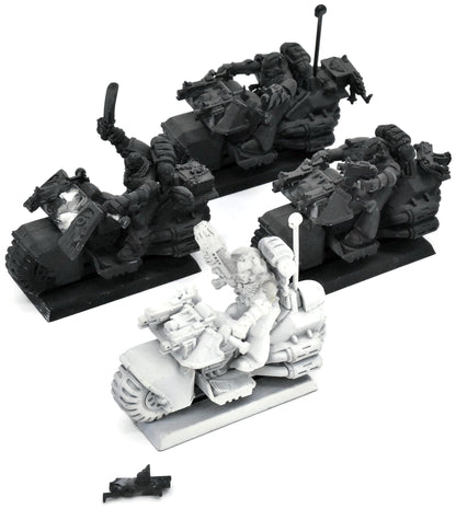 SPACE MARINES 4 Bikers #2 METAL PARTS Warhammer 40K 0018