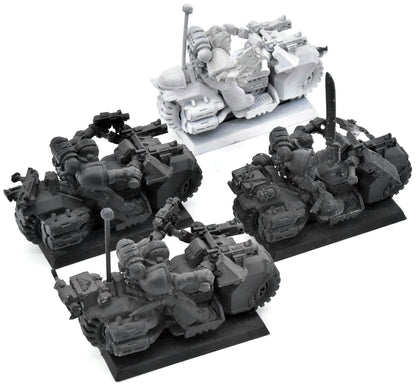 SPACE MARINES 4 Bikers #2 METAL PARTS Warhammer 40K 0018
