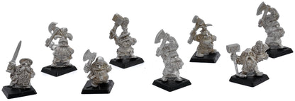 DWARFS 8 Marauder Dwarf Lot #1 METAL OLD WORLD Clansmen ironbreakers 3731