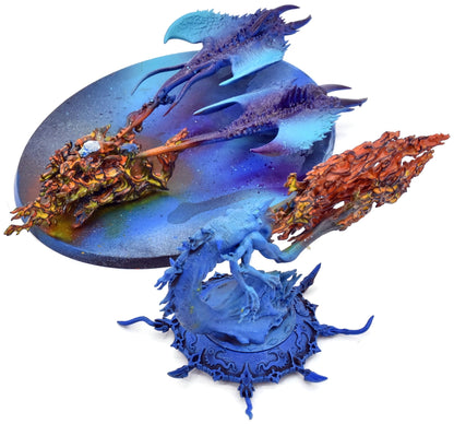 CHAOS DAEMONS Herald Of Tzeentch On Burning Chariot #1 Warhammer 40K 0032