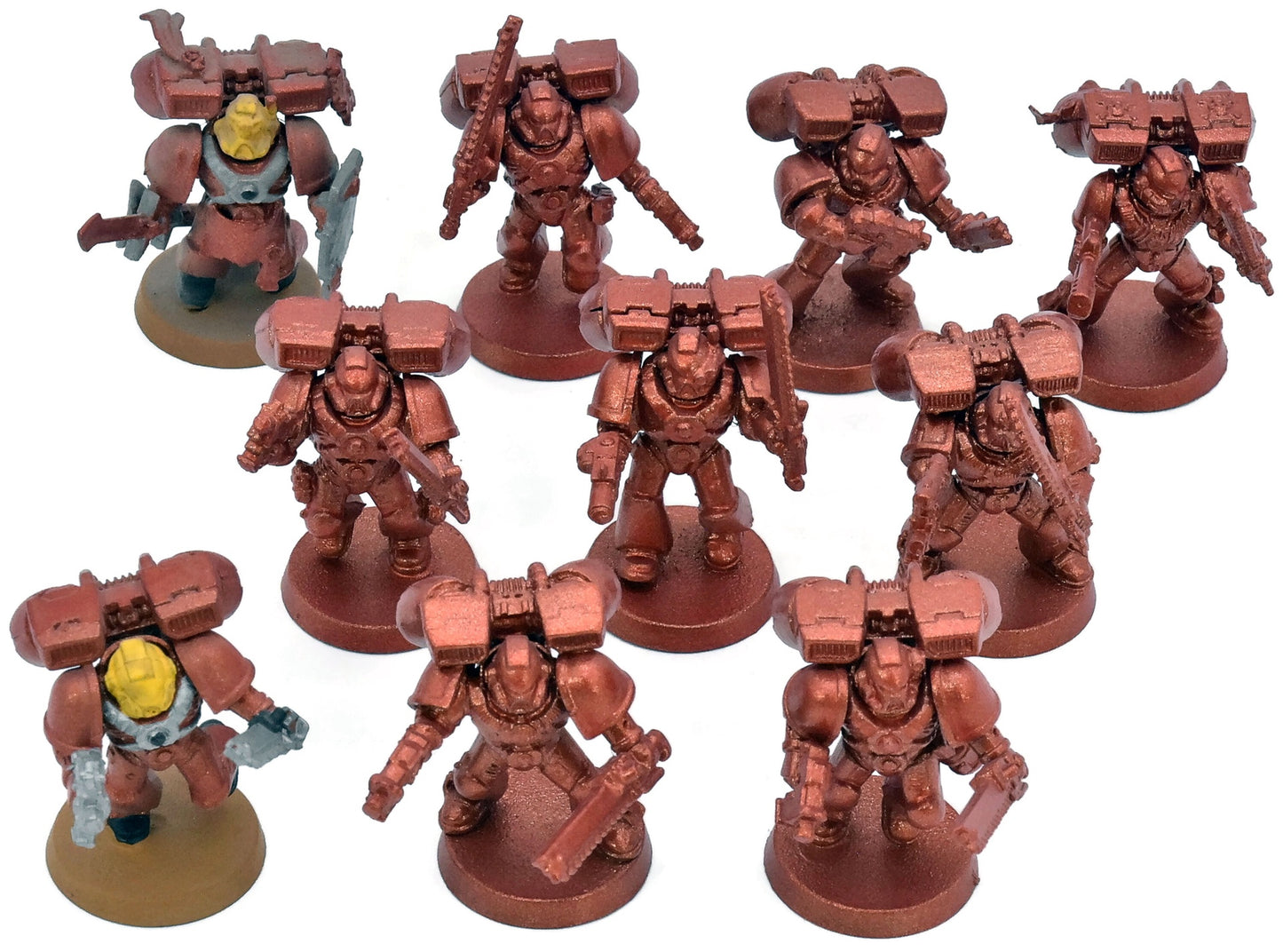 SPACE MARINES 10 Assault Squad #10 Warhammer 40K 0186