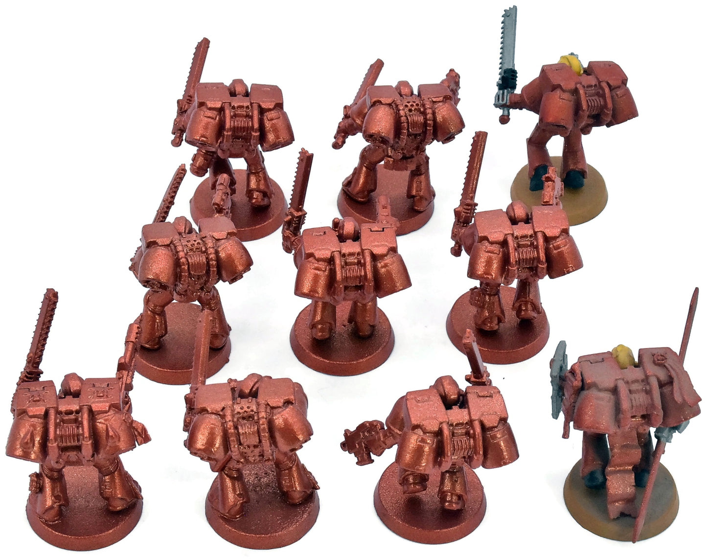 SPACE MARINES 10 Assault Squad #10 Warhammer 40K 0186