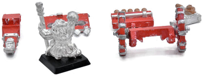 DWARFS Organ Gun Swabber Cannon With Crew #1 METAL FANTASY 3946