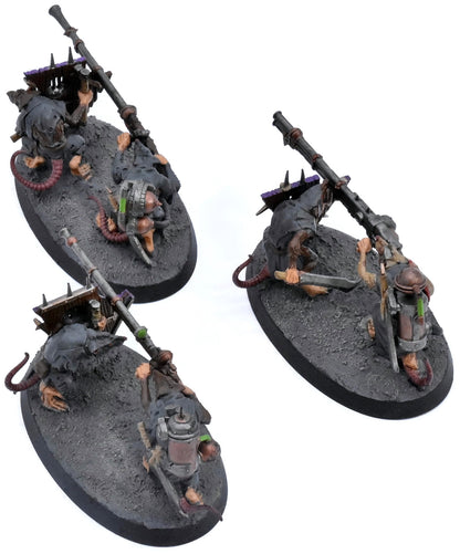 SKAVEN 3 Skaven Warplock Jezzails #1 Sigmar 5455