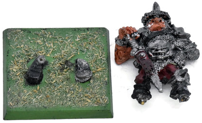 WARRIORS OF CHAOS Ogre Captain Hrothyogg #1 METAL classic 4110