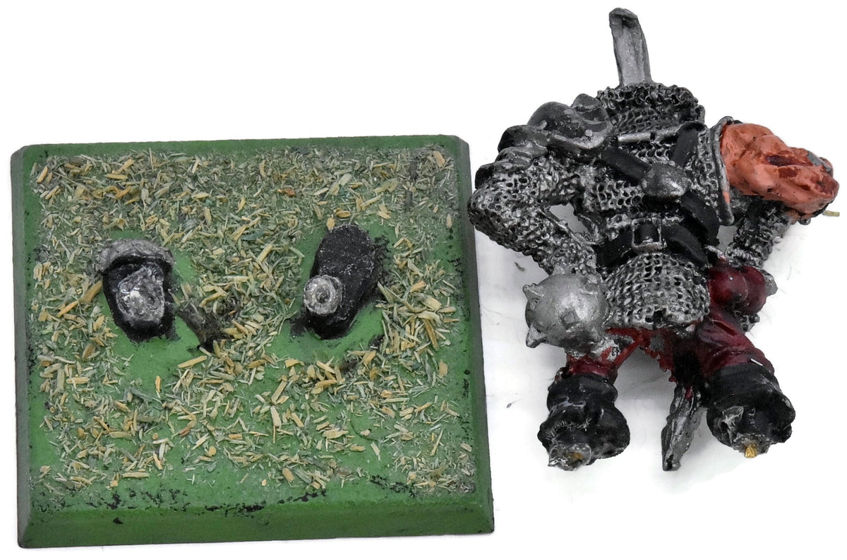 WARRIORS OF CHAOS Ogre Captain Hrothyogg #1 METAL classic 4110