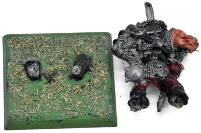 WARRIORS OF CHAOS Ogre Captain Hrothyogg #1 METAL classic 4110
