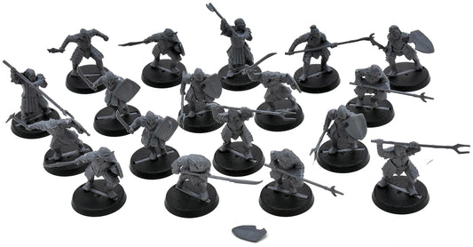 LOTR 18 Mordor Orcs #1 Middle Earth Strategy Battle Game 0520