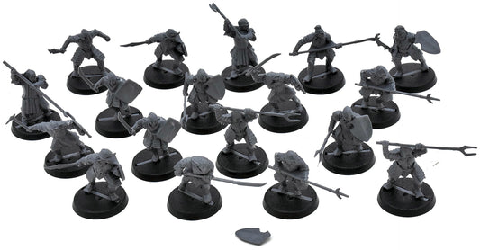 LOTR 18 Mordor Orcs #1 Middle Earth Strategy Battle Game 0520