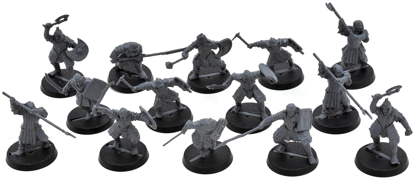 LOTR 15 Mordor Orcs #1 Middle Earth Strategy Battle Game 0537