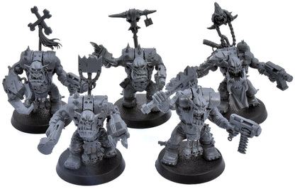 ORKS 5 Nobz #3 Warhammer 40K 5554