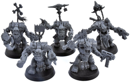 ORKS 5 Nobz #3 Warhammer 40K 5554