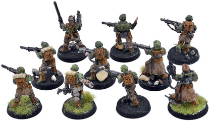ASTRA MILITARUM 10 Cadian Shock Troops #2 Warhammer 40K 0636