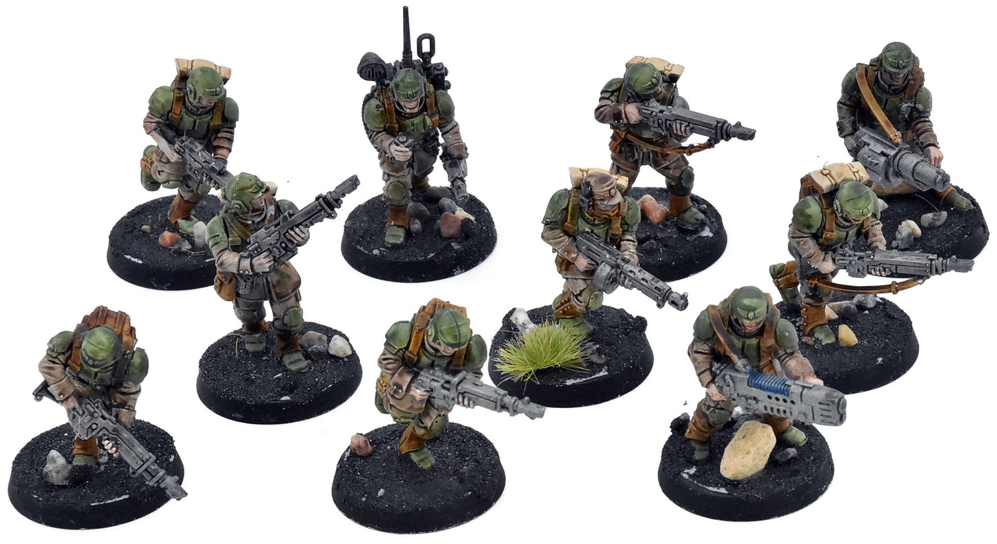 ASTRA MILITARUM 10 Cadian Shock Troops #3 Warhammer 40K 0711